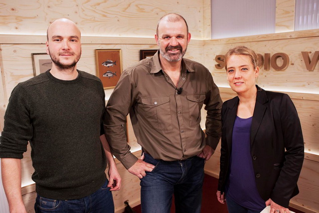 Bram Houben van ARK Natuuronwikkeling en Esther Blom van het Wereld Natuur Fonds