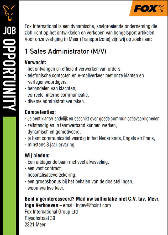 Vacature Fox