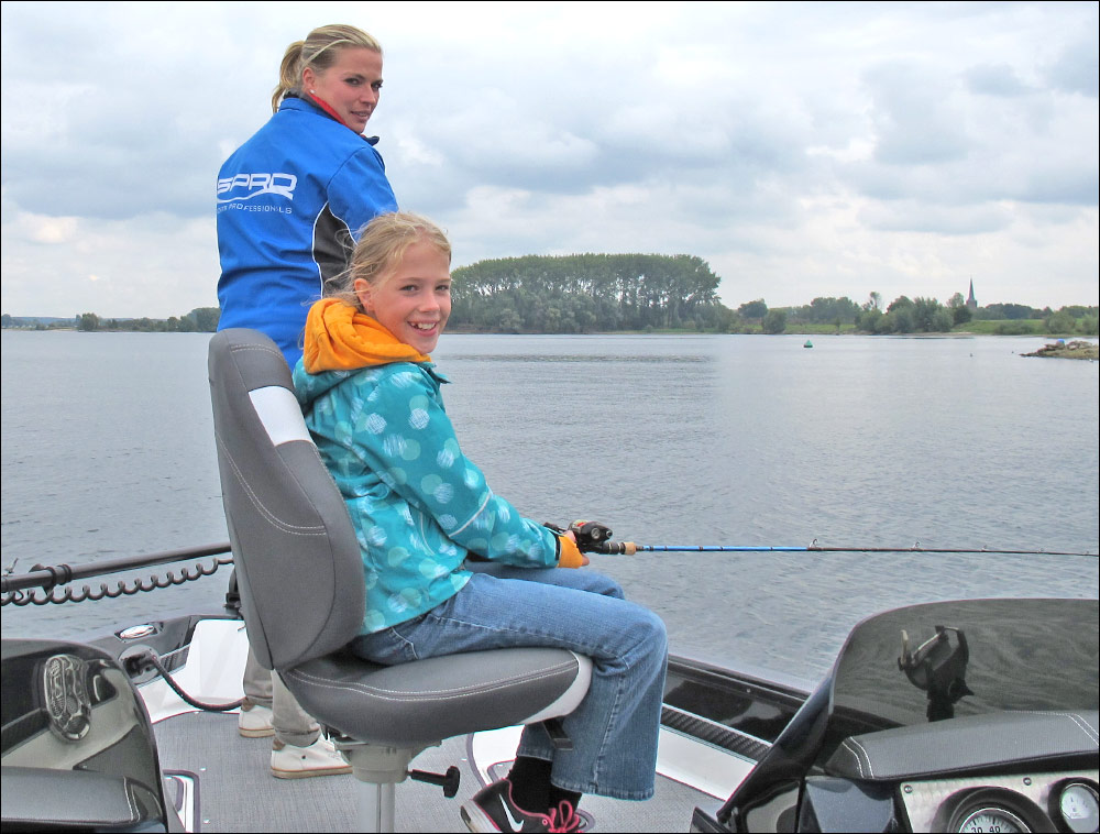 Meer en meer jonge dames ontdekken de fun van het vissen, een positieve ontwikkeling!
