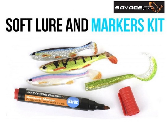  Markers met geur voor het kleuren van softbaits!