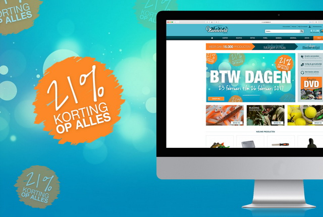 Op onze webshop vind je meer dan 16.000 producten! En alles tegen een korting van 21%