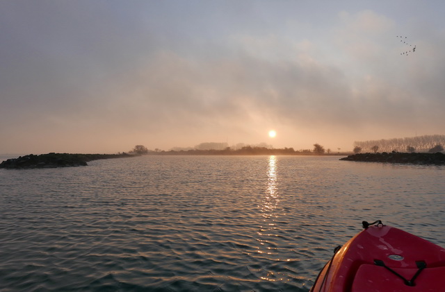 Het Haringvliet is bij uitstek een prachtig water voor onze winter baarzen visserij.