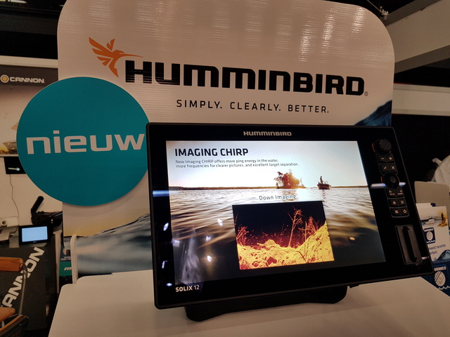 Primeur op de Visma,de nieuwe Humminbird solix 12 en 15