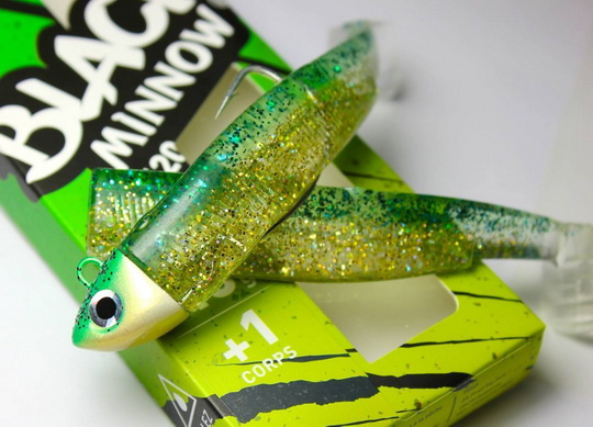 Fiiish Black Minnow Search Combo Green Glitter bij Nipro Hengelsport.