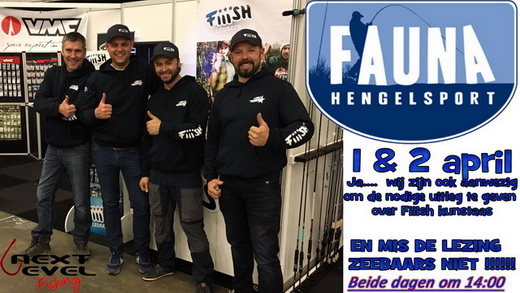 Next Level Fishing aanwezig tijdens de grootse opening van Fauna Hengelsport 2.0