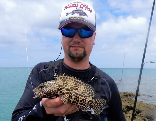 Dennis en Dominique Reeffishing – Okinawa Japan.