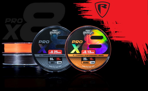 Nieuw de Fox Rage Pro X8 performance braid