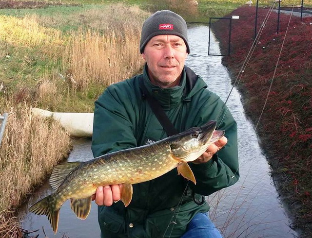 Streamer diep naar binnen gewerkt en het is maar een klein snoekje