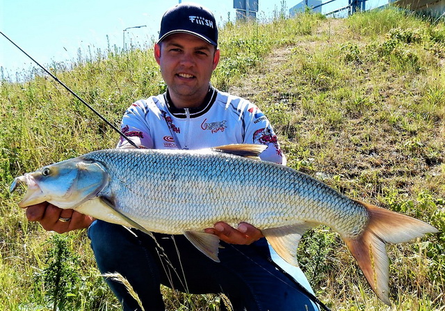 Michel Oostdijk (Next Level Fishing) die even een uurtje kwam kijken.