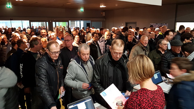 Was het druk.....