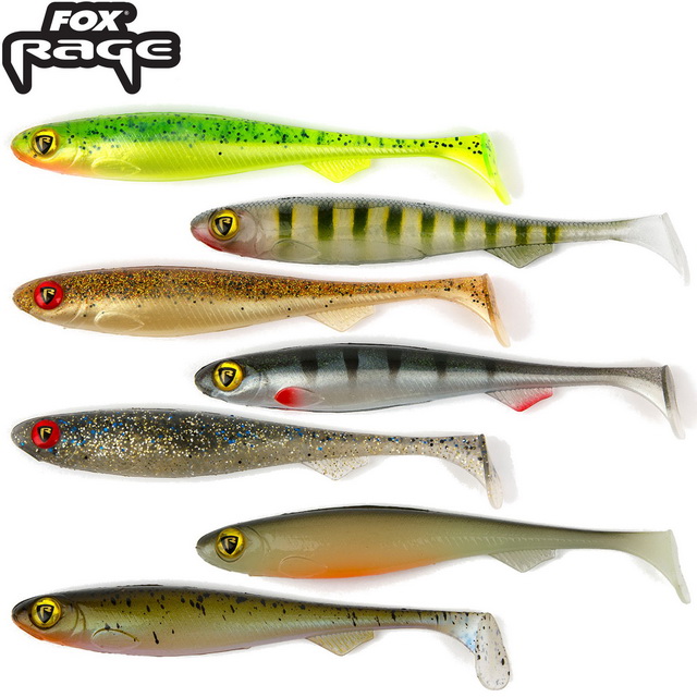 Fox Rage Slick Shad leverbaar in 7 kleuren