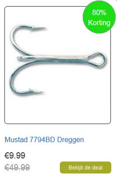 Mustad 7794BD Dreggen