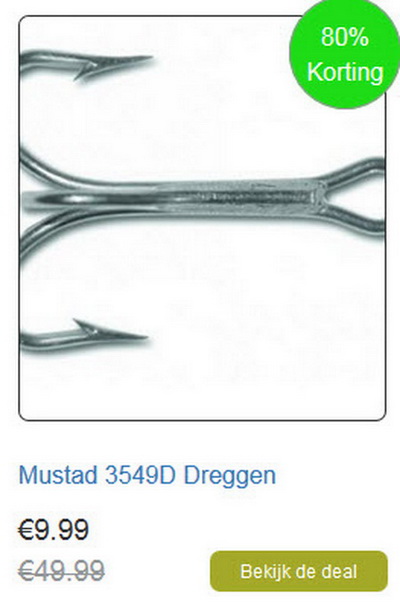 Mustad 3549D Dreggen