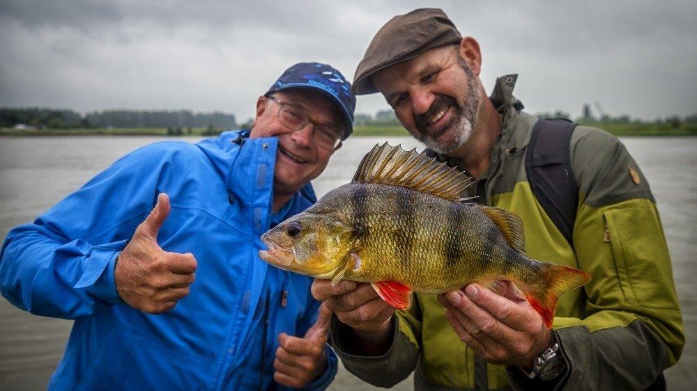 Vis TV presentatoren Ed en Marco zijn present tijdens de VISMA 2018.