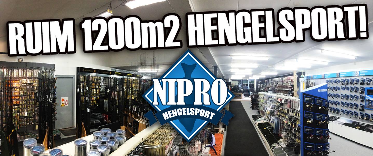 De onze opslag waar dan ook Nipro Hengelsport winkel - Roofvisweb.NL