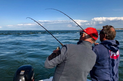 Met de nieuwe Choppo van Berkley op de zeebaars