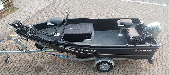 Indeling Orka Whale 475 tiller