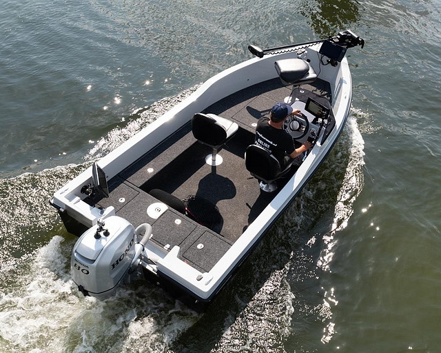 Indeling van de Orka Blackfish 500 console