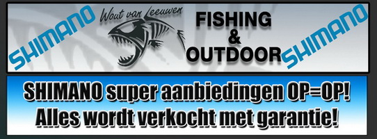 Shimano super aanbiedingen bij Wout van Leeuwen Fishing & Outdoor Vlaardingen!