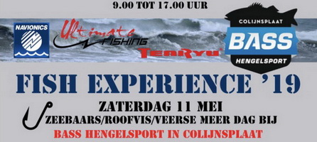 11 mei Fish Experience dag bij Bass Hengelsport