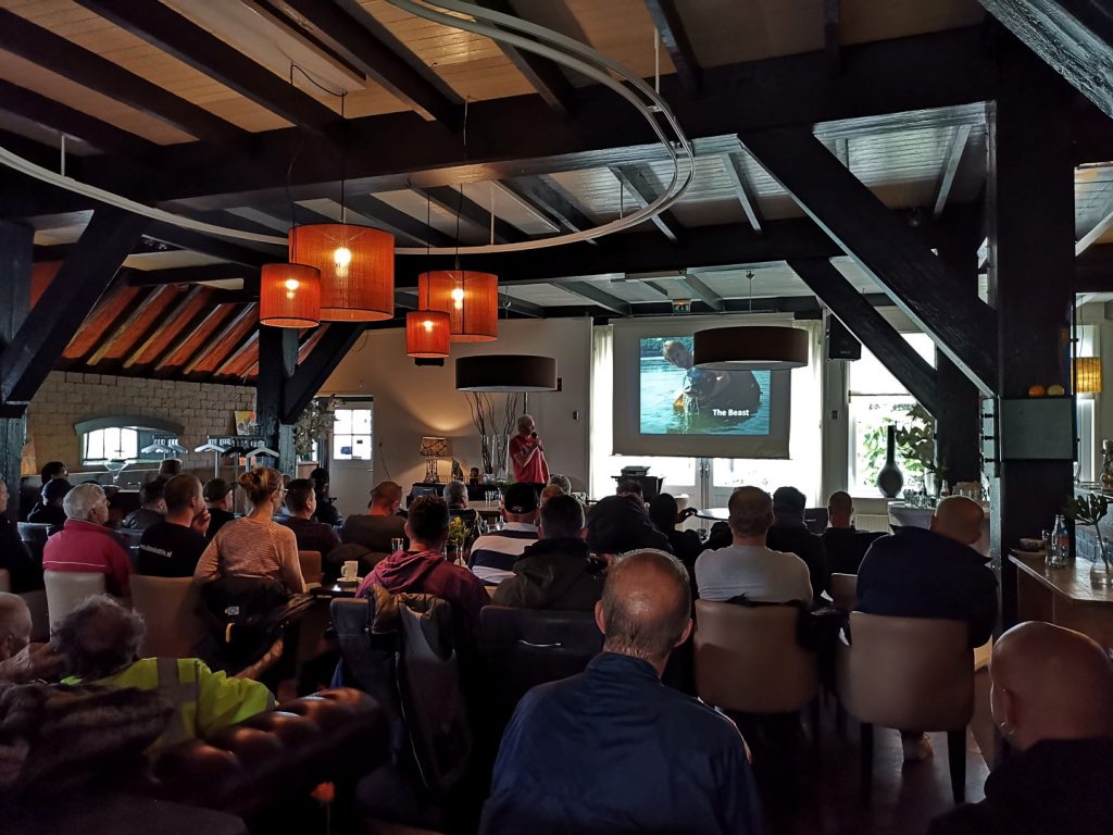 Volle zaal tijdens de lezingen van Roy Noom, Arnout Terlouw en Ronnie Jonker