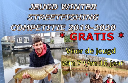 Inschrijving geopend Jeugd Winter Streetfishing