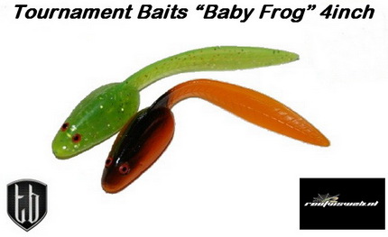 Op pad met de Tournament Baits Baby Frog op baars.