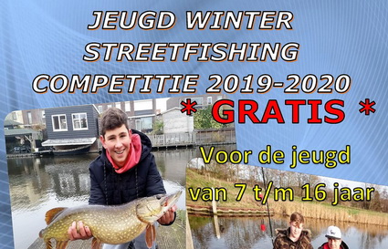 Gratis Jeugd Streetfishing Winter Competitie 2019 – 2020