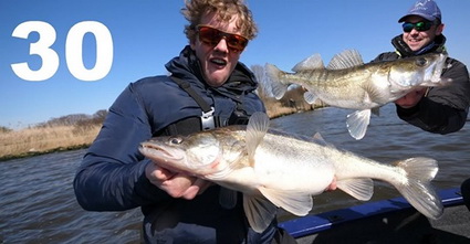 Video Daniel Weyers en Jeroen Eijssens, we vangen 30 snoekbaarzen.