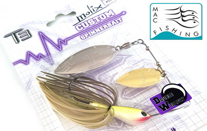 Gezien bij Mac Fishing de T3 Custom-Molix spinnerbaits.