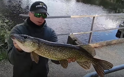 Video Jeroen Bouwer. Vissen op snoek in de polder met kunstaas.