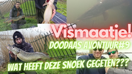 Statisch vissen met doodaas! Wat heeft deze snoek gegeten dan?