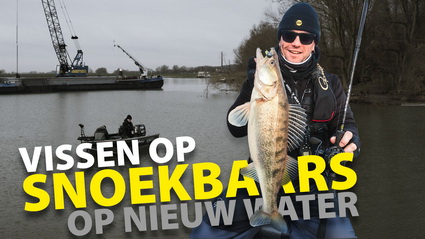 Op Snoekbaars vissen op nieuw water – Hartje winter!