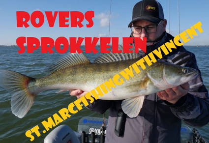 Rovers sprokkelen. St.MarcFishing met VincentTobé.