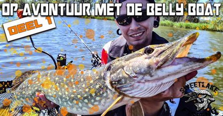 Sweetlake Fishing. Op avontuur met de belly boat.