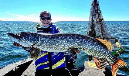 Predatortour Zweden 2022 tweede wedstrijddag. Grootste snoek 120cm+