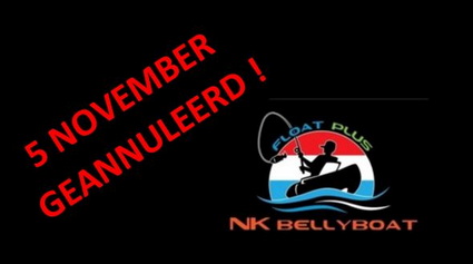 NK Bellyboat Vissen finale is verplaatst!