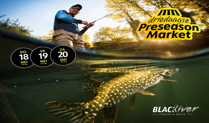 Preseason Market bij Black River Fishing & Boats.