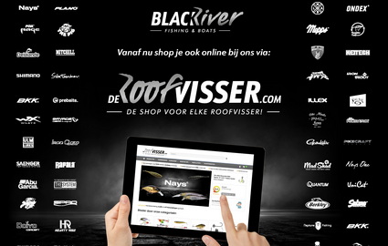 Black River Fishing & Boats introduceert eigen webshop: www.DeRoofvisser.com