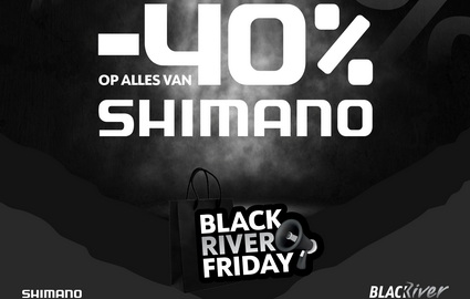 Klaar voor dé ultieme Black River Friday? 40% korting op álles van Shimano! 