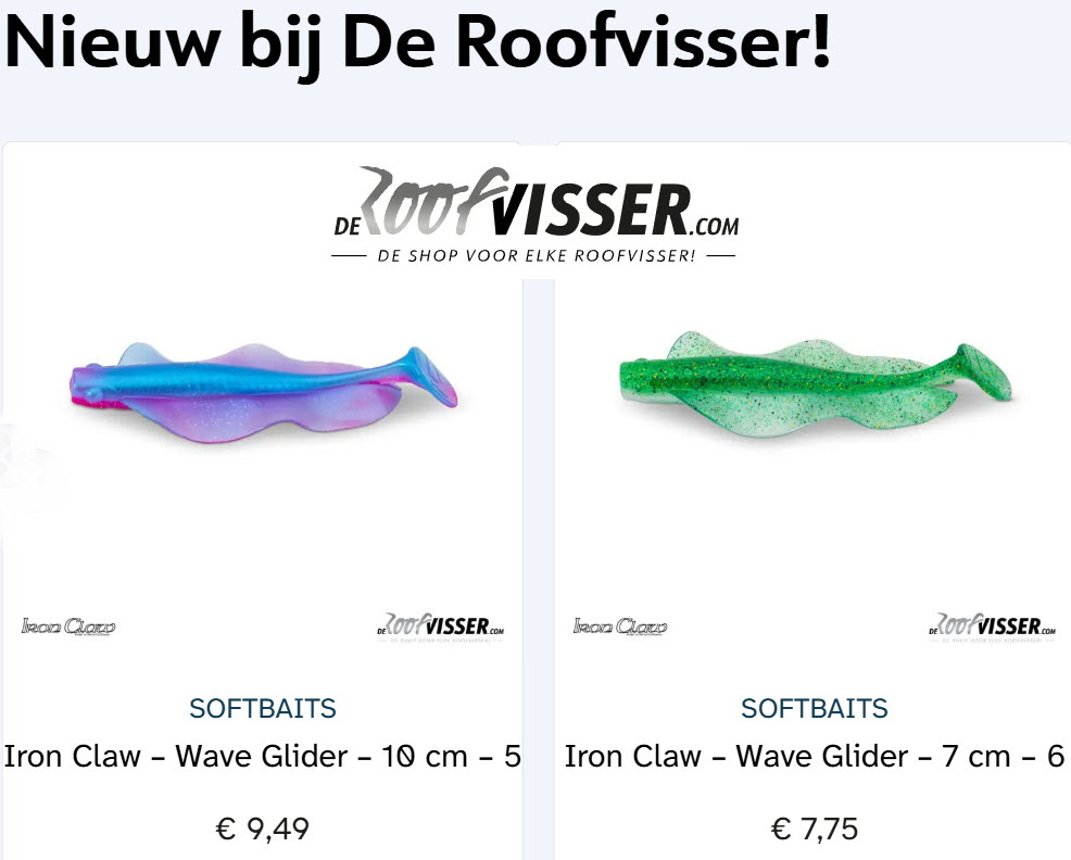 Nu direct online te koop bij DeRoofvisser.com 