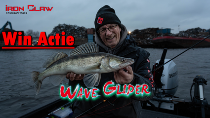 Win Actie! De nieuwe Iron Claw video staat online van de Wave Glider.