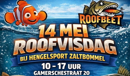 14 mei Roofvis dag Hengelsport Zaltbommel
