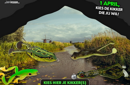 1 April, kies de kikker die jij wil!