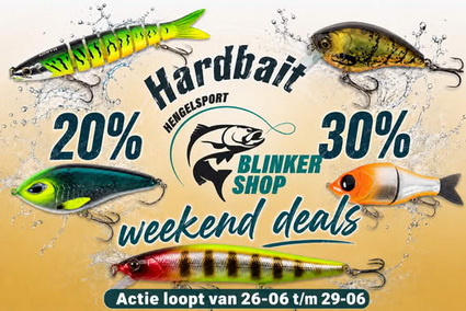Weekend deals op hardbaits bij Blinkershop.nl